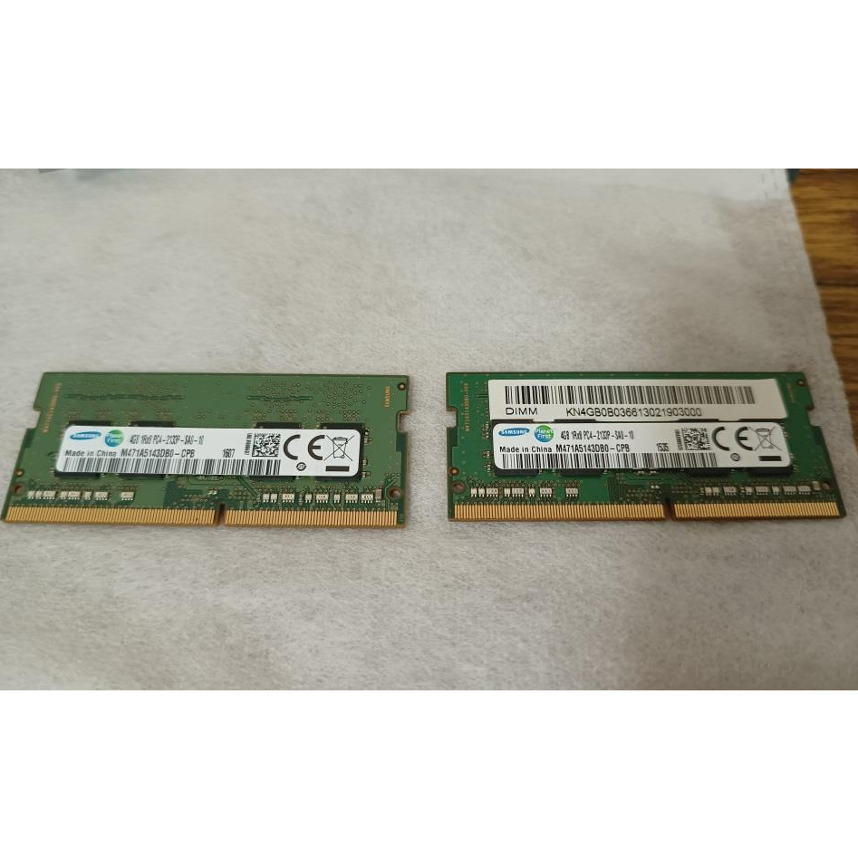 二手 三星 4G DDR4-2133 筆電記憶體