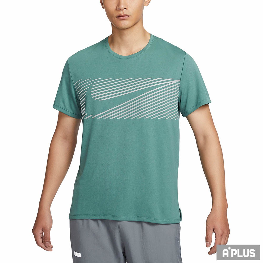 NIKE 男 圓領T AS M NK FLASH MILER TOP 綠色 - FN3052361