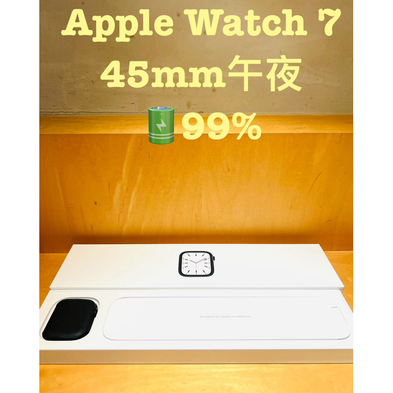 【 只面交】 Apple Watch 7 45mm午夜🔋99%