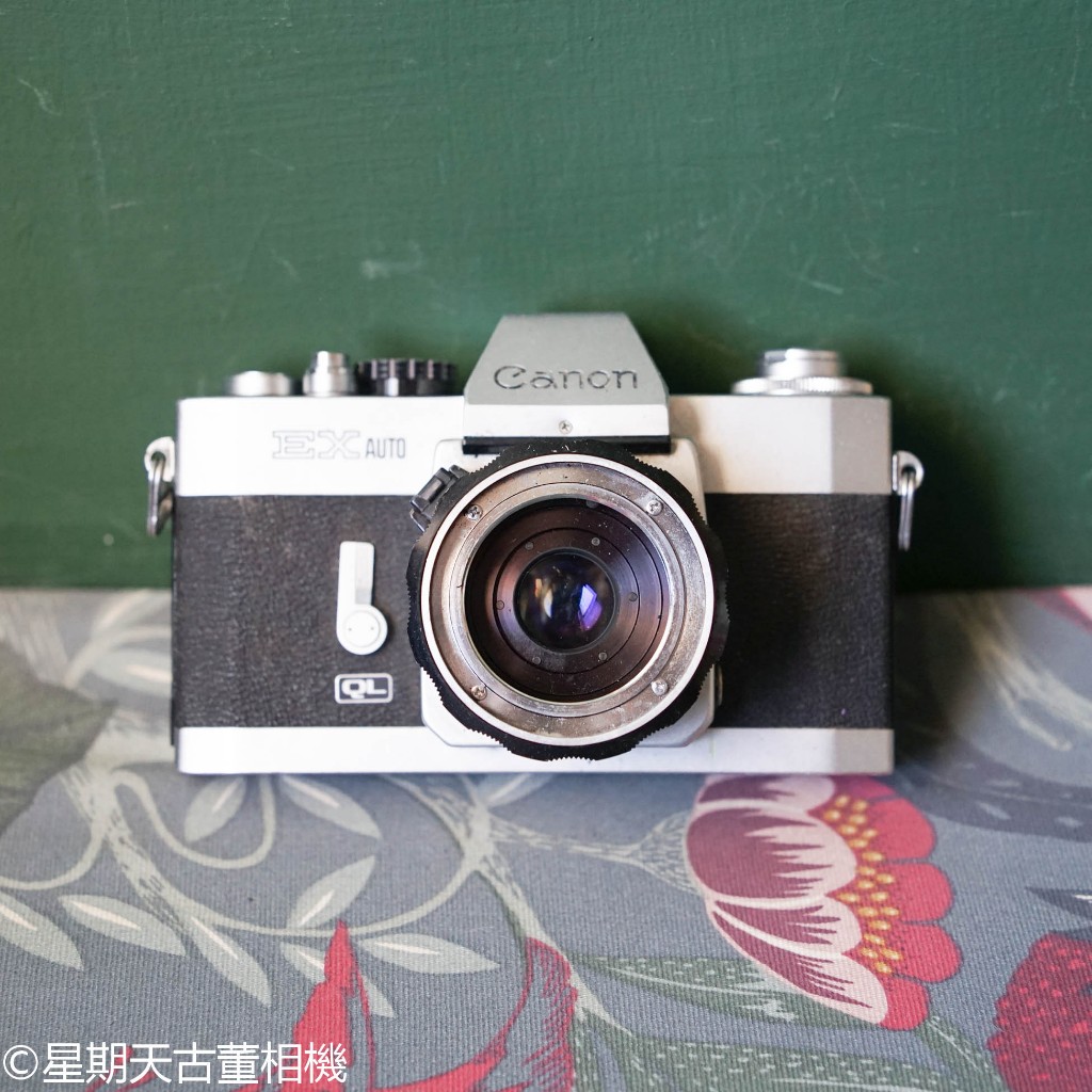 【星期天古董相機】不能用的 Canon EX auto 零件機 擺飾 道具