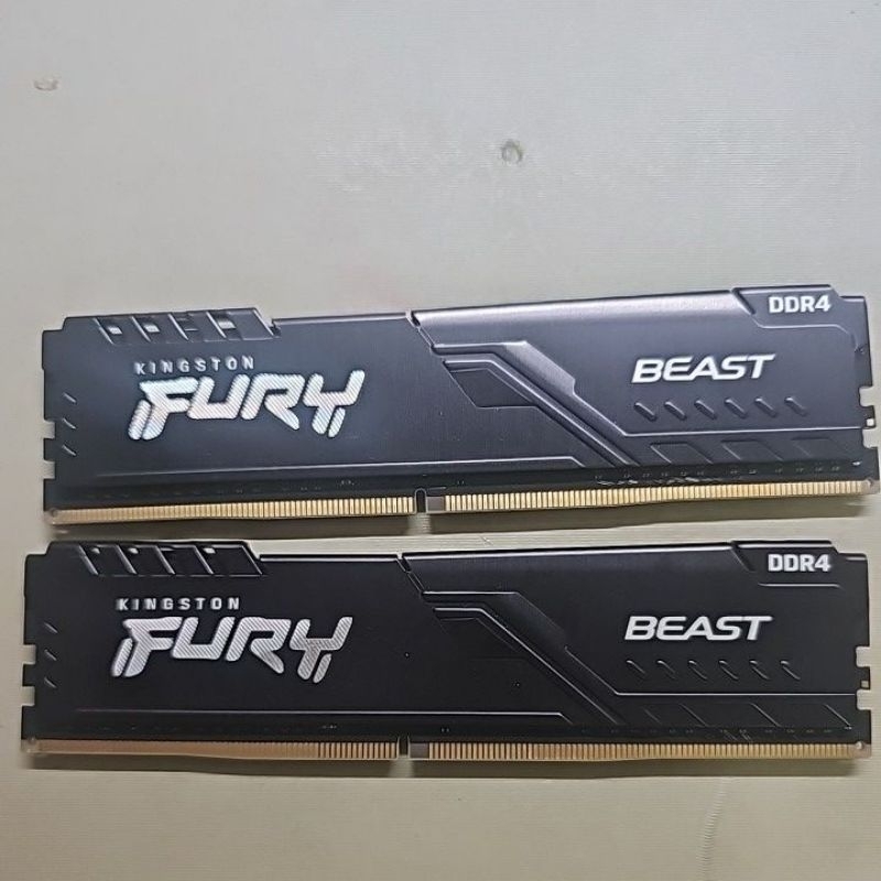 Fury 金士頓 DDR4 記憶體 3200 16G(8G*2) 雙通 二手