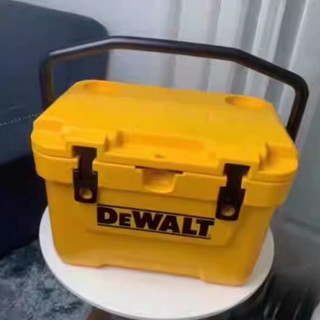 全新美國DEWALT 得偉保溫箱 戶外保溫箱 車載家用多功能保溫箱 車用冰箱 保冷箱 工具箱 釣魚箱