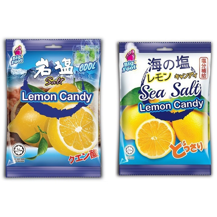 BF檸檬糖(袋裝) (薄荷岩鹽-138g/包)(海鹽-150g/包)【現貨 附發票】