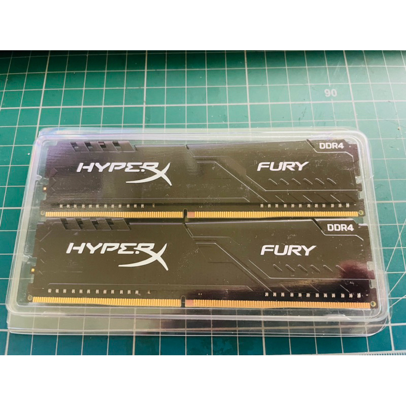 【二手現貨】金士頓 16GB記憶體 HyperX Fury DDR4 2666 8GB雙通道 Kingston RAM