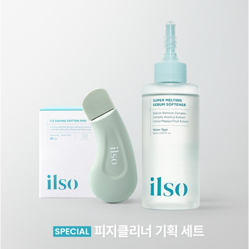 【金秘書】ilso 黑頭粉刺深層清潔組合 (粉刺軟化水150ml+濕敷棉40入+清粉刺棒)