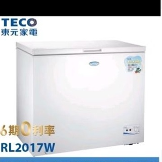 原價8990) 近全新 東元TECO上掀式冷凍櫃194公升 RL2017W