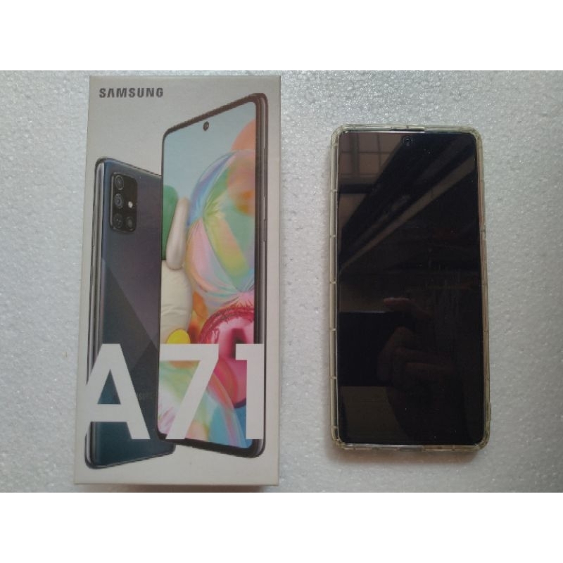 三星 SAMSUNG Galaxy A71 4G 原廠盒 綠線 零件機