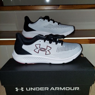 【UNDER ARMOUR】Charged Pursuit 3 BL (白黑款)公司貨UA慢跑鞋 跑步鞋 運動鞋 健身鞋