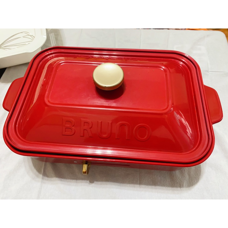 特賣 日本BRUNO 多功能電烤盤(內含平盤、章魚燒烤盤、料理深鍋)二手出清