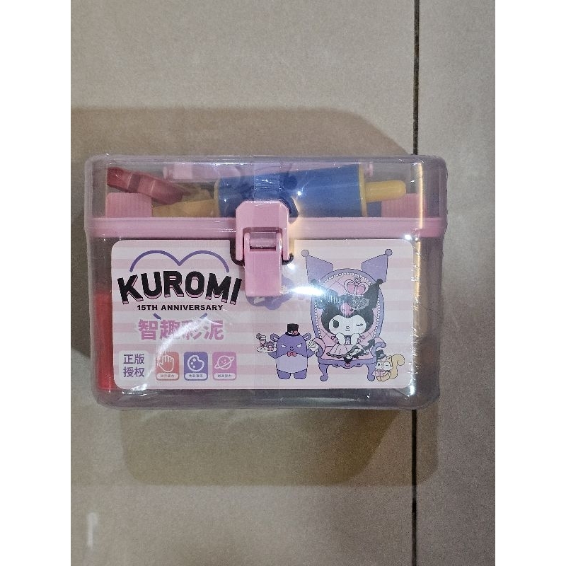 現貨 三麗鷗系列 庫洛米彩泥 24色 兒童專業解壓 不粘手 好玩 安全 無毒 diy 可收納玩具 kuromi