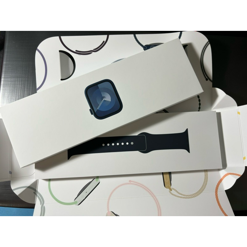 ［電信續約品］Apple Watch Series 9 GPS 45mm 午夜色鋁金屬錶殼