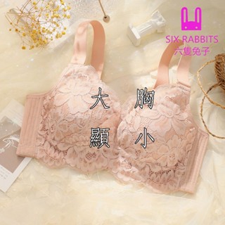 臺灣出貨 蕾絲內衣大尺碼75-95BCD 大胸顯小 無鋼圈文胸薄款收副乳聚攏防下垂新款女