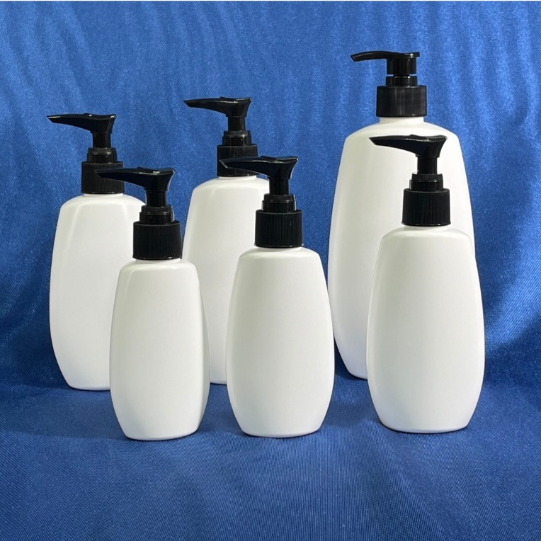 阿瓶 100ml~500ml HDPE白色塑膠壓瓶 長嘴壓瓶 酒精乾洗手壓瓶 洗髮精.護髮乳分裝壓瓶（台灣製造)