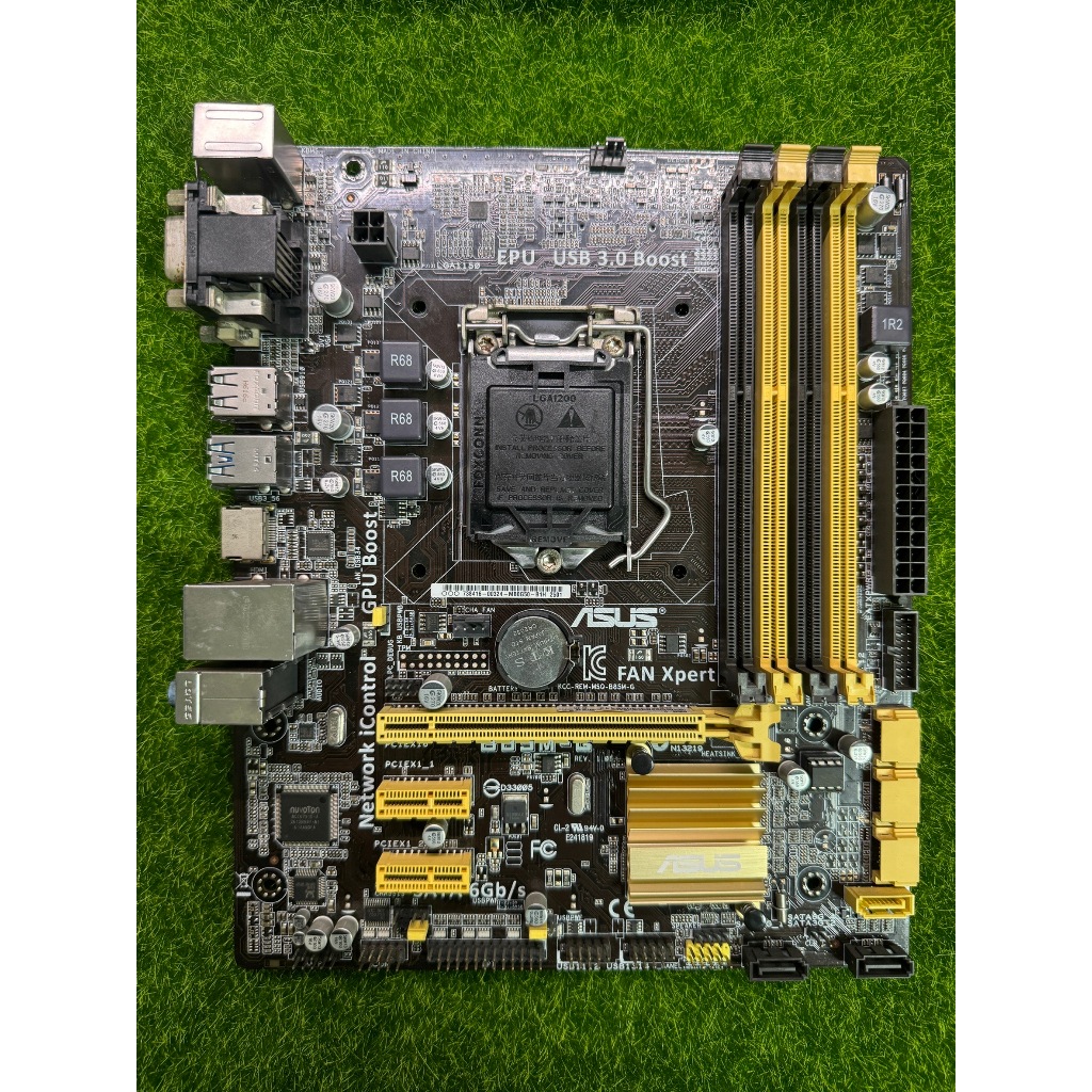 華碩 ASUS B85M-G 1150主機板 B85