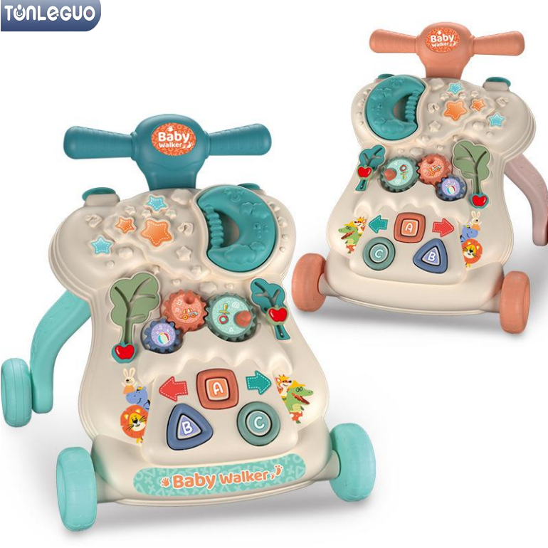 嬰兒學步車 寶寶手推滑行車防側翻 多功能早教三合一助步玩具車
