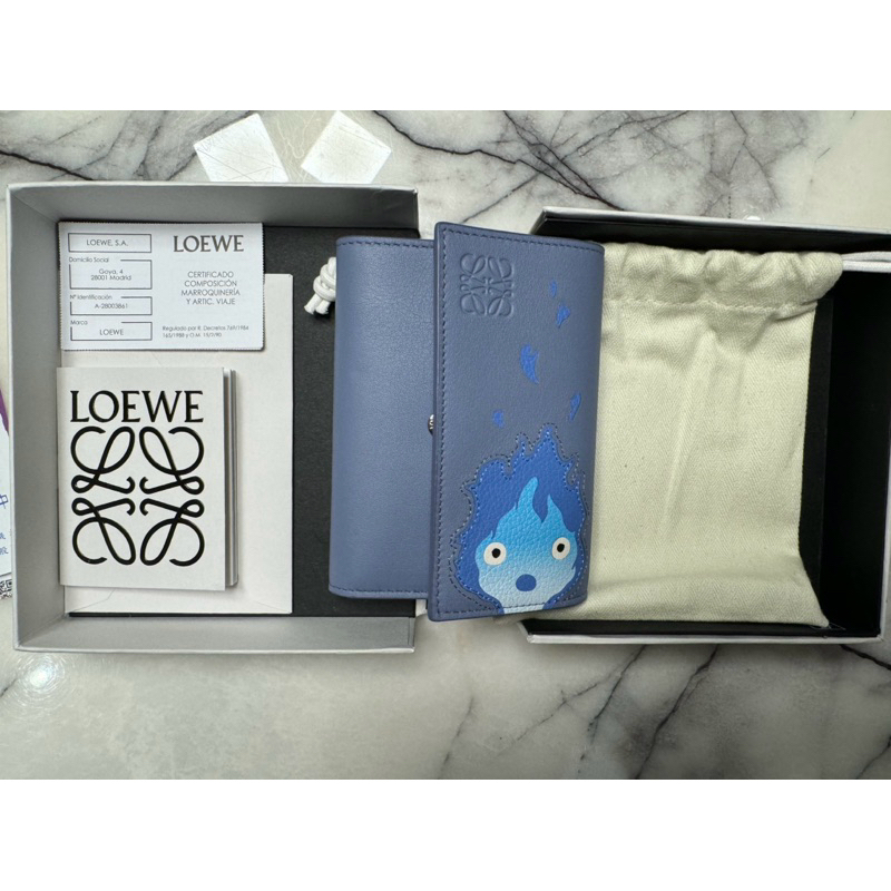 Loewe Howl’s moving castle 霍爾的移動城堡 皮夾 錢包2022聯名款