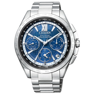 CITIZEN 星辰 限量 光動能 GPS衛星對時手錶 -藍x銀/43mm CC9010-66L