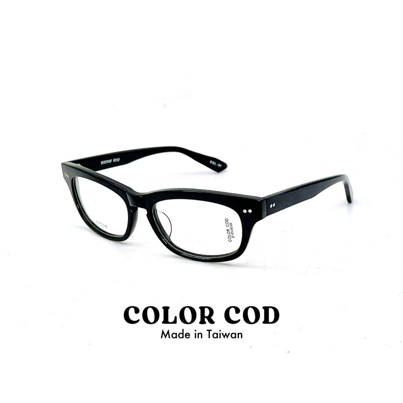 【本閣】Color Cod C7210 台灣品牌光學眼鏡 手工造型黑色粗方框 金子眼鏡 泰八郎 effector 與市風