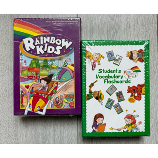 全新未拆 何嘉仁閃卡 rainbow kids rainbow adventures 4 flashcards