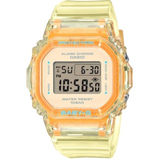 CASIO 卡西歐 BABY-G 夏季透明方形女錶電子錶 BGD-565SJ-9