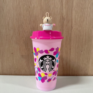 （現貨）日本星巴克 Starbucks 櫻花隨行杯 變色杯 Togo杯 小熊杯塞 杯塞 櫻花 櫻花季