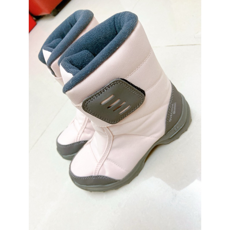 迪卡儂兒童款高筒保暖雪地日本冬天韓國旅行健行雪靴全新品牌