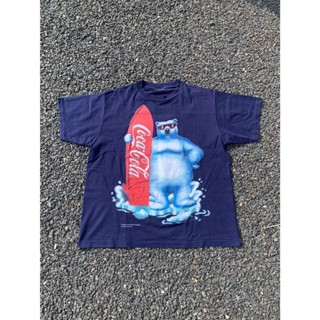 【浣熊選物】Vintage Coca Cola 可口可樂北極熊古著T恤