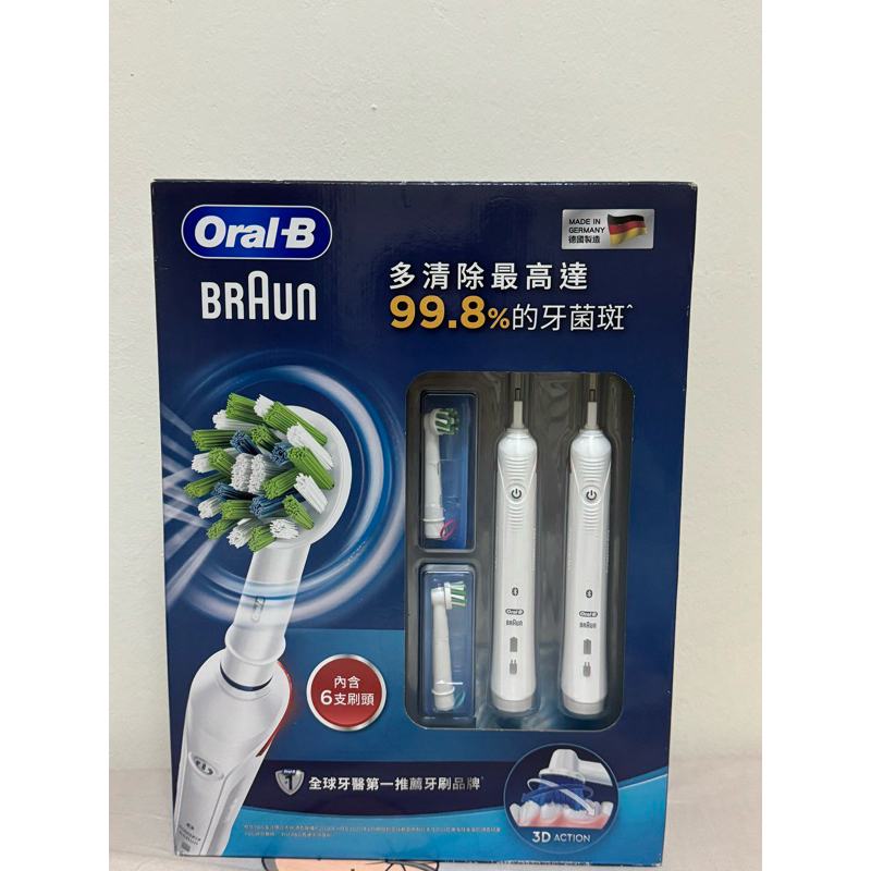 Oral-B 歐樂B 充電電動牙刷 2入SMART3500 含6替換牙刷頭 C117740