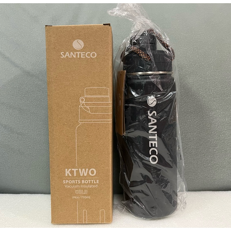 SANTECO K2保溫瓶 710ml 碳黑