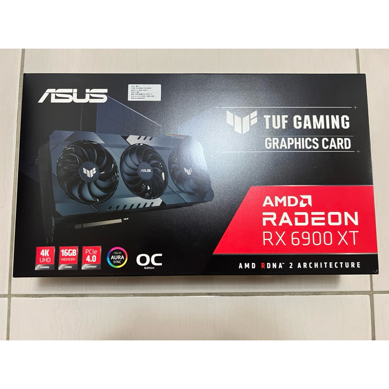 Asus TUF RX 6900XT 16g AMD 顯卡 華碩 6900