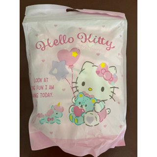 ！現貨！Hello Kitty —次性壓縮棉柔巾 凱蒂貓 洗臉巾 一包30粒 三麗鷗 過夜包 毛巾