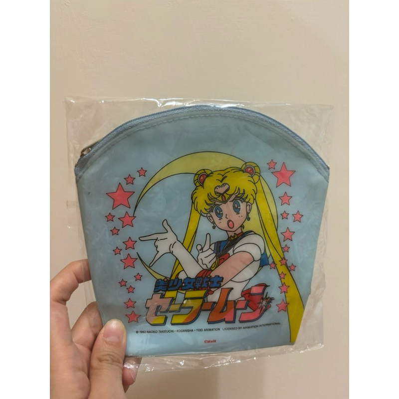 古董 收藏品 美少女戰士Sailor Moon PVC 收納袋 小袋子 化妝包 化妝袋 筆袋