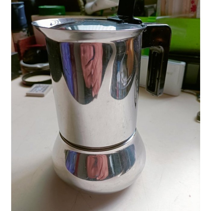 義大利製VEV INOX 1-2杯份不鏽鋼摩卡壺