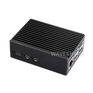 【莓亞科技】樹莓派 Raspberry Pi 5B 直條紋鋁合金散熱外殼(內建風扇及導熱柱, 含稅附發票NT$368)