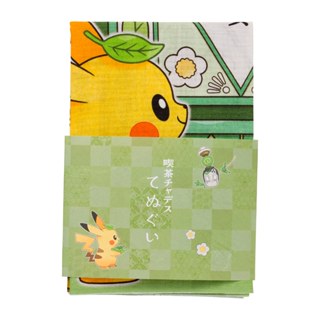 【現貨】日本製 寶可夢中心 限定 吃茶斯魔茶 擦手巾 皮卡丘 木木梟 斯魔茶 來悲粗茶 霜奶仙 裙兒小姐