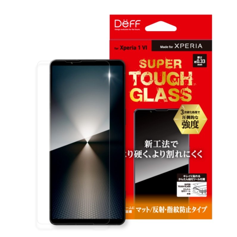 日本 DeFF TOUGH GLASS 電競抗指紋 全透明 霧面玻璃保護貼 Xperia 1 VI 1M6  新品現貨