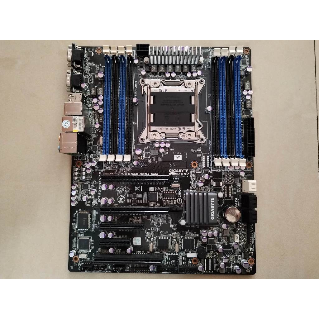 技嘉Xeon E5 2600 v2 GA-6PXSV C604 主機板 12核/24緒庫存新品 X9SRA