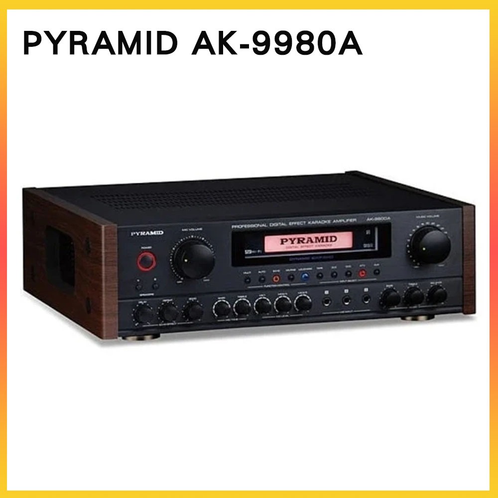 永悅音響 PYRAMID 金字塔AK-9980A 專業級卡拉OK擴大機