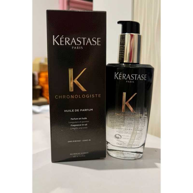 全新 盒裝無封膜 KERASTASE 巴黎卡詩 黑鑽極萃逆時玫瑰香氛露 100ml