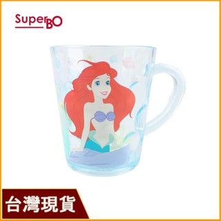 SuperBO 260ml水晶杯｜小美人魚水杯｜迪士尼水杯｜漱口杯｜透明水杯