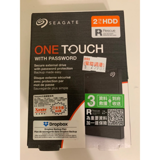 Seagate 希捷 One Touch 2.5吋 2TB 外接硬碟 黑色 行動硬碟