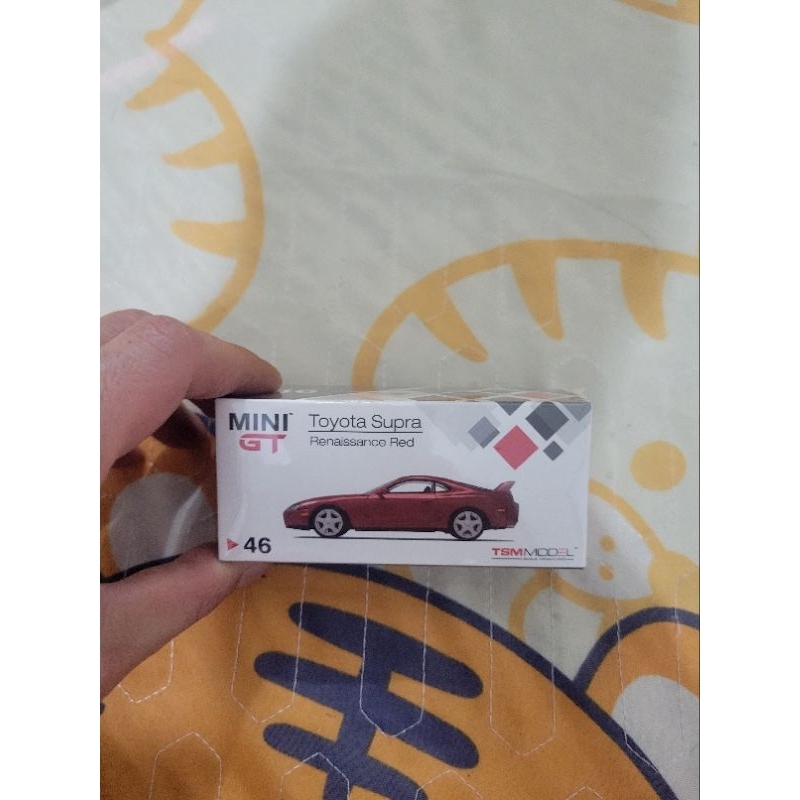 （晴晴玩模型） MINI GT 1/64 Toyota Supra 紅