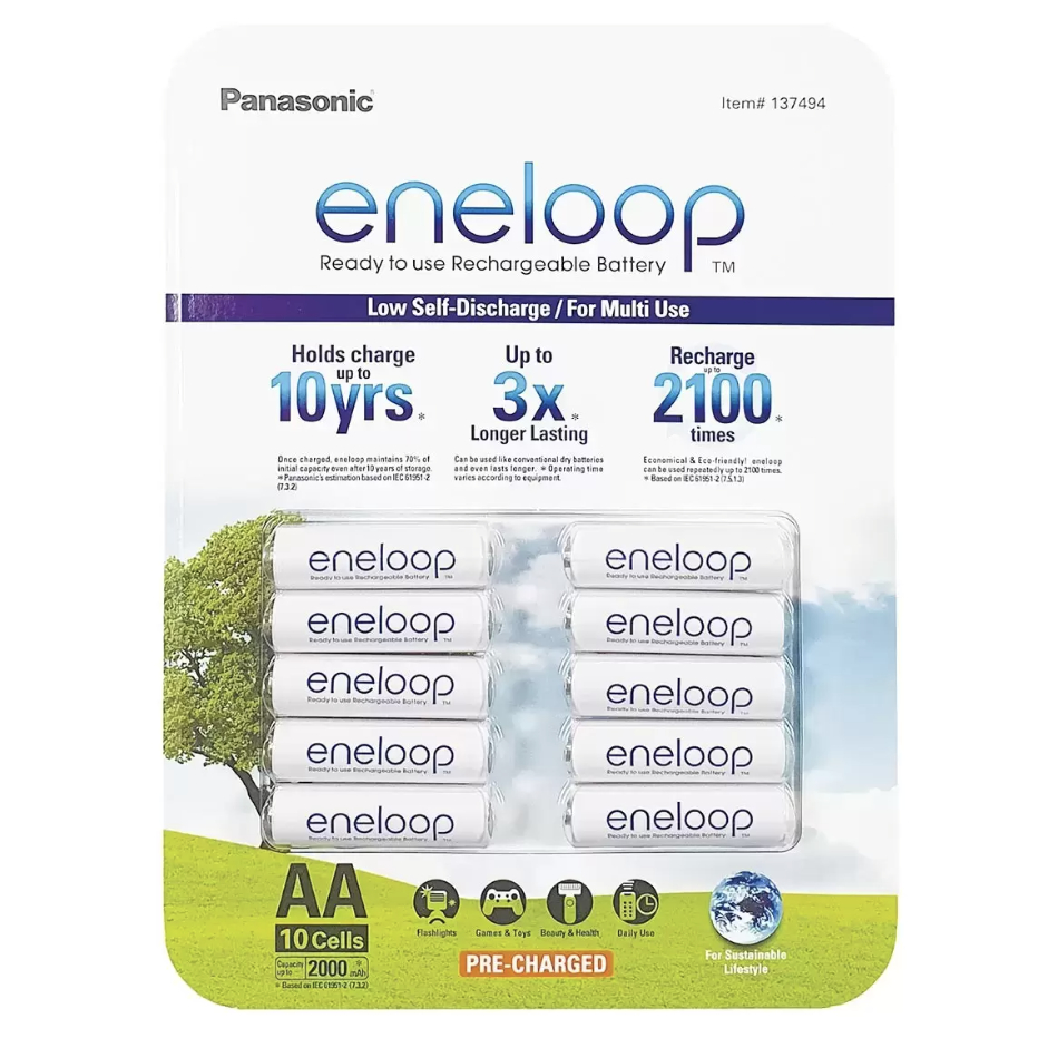 Panasonic Eneloop 3號充電電池 10入