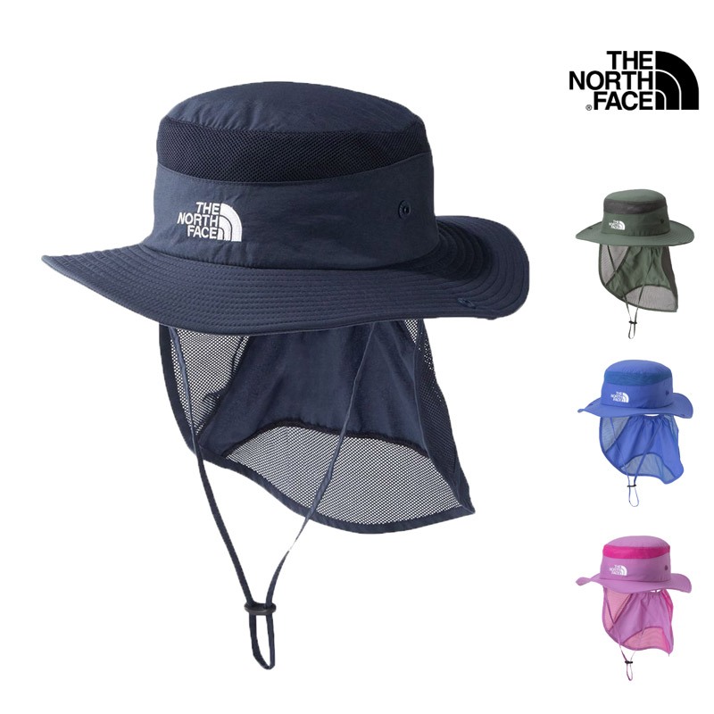 預購 日本代購 The north face kids sunshield hat 兒童抗UV可拆式遮陽罩遮陽帽