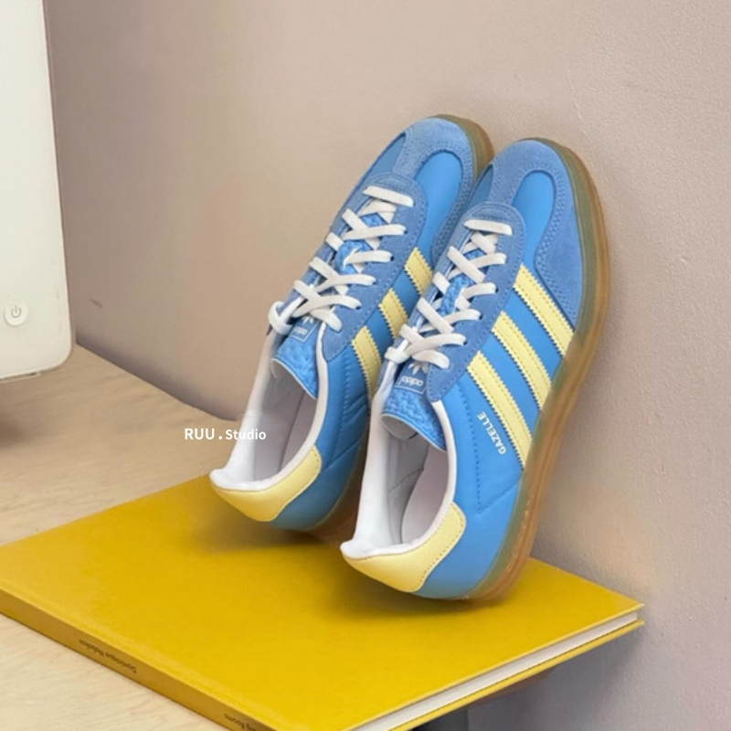 Adidas Originals Gazelle 藍黃 休閒鞋 德訓鞋 板鞋  男女鞋  IE2960