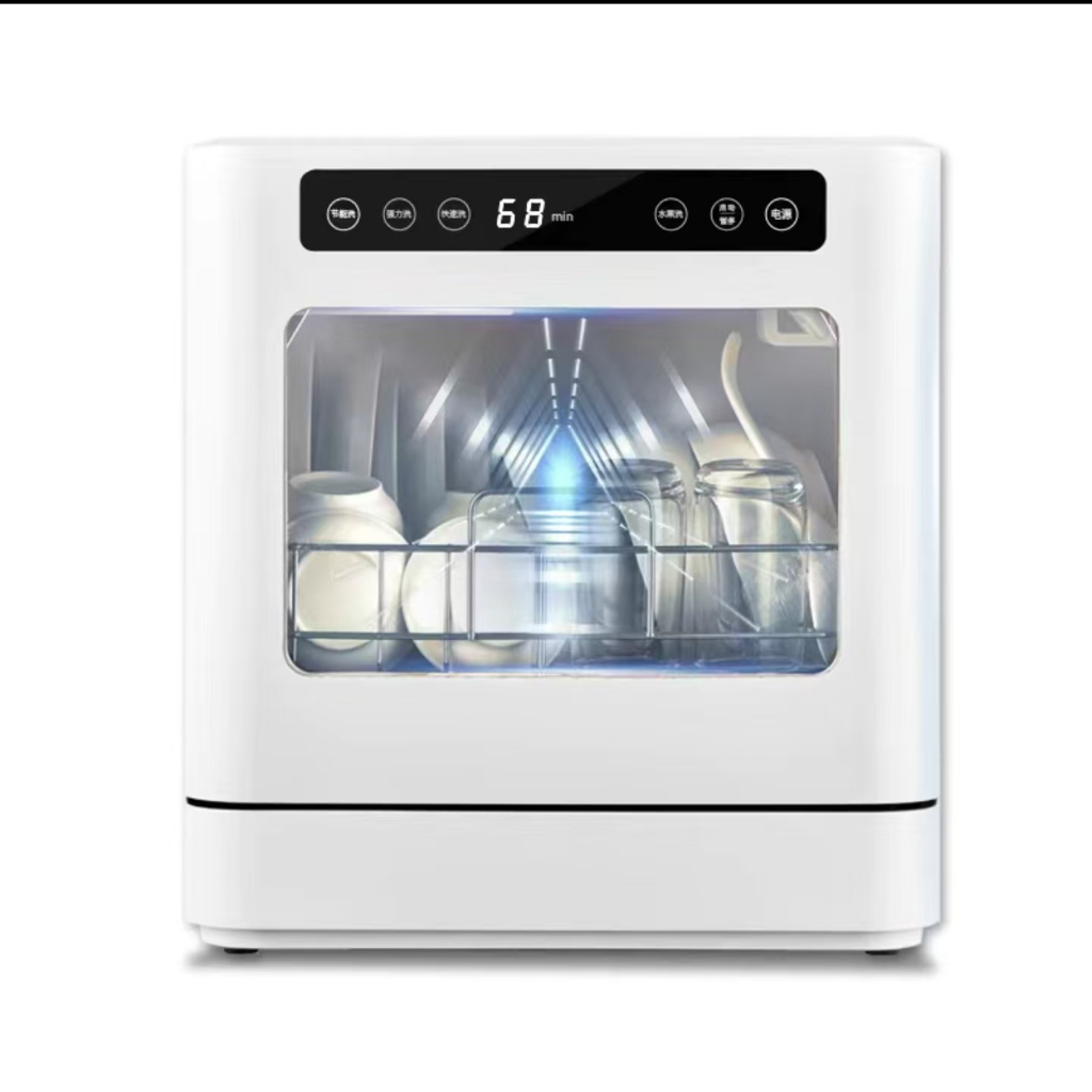 全自動洗碗機臺式免安裝迷你商用傢庭傢用全自動高溫烘幹消毒110V