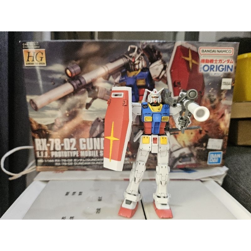 ☆xing☆ 已組 改金屬骨架 HG GTO 1/144 RX-78-02 初代鋼彈 The Origin