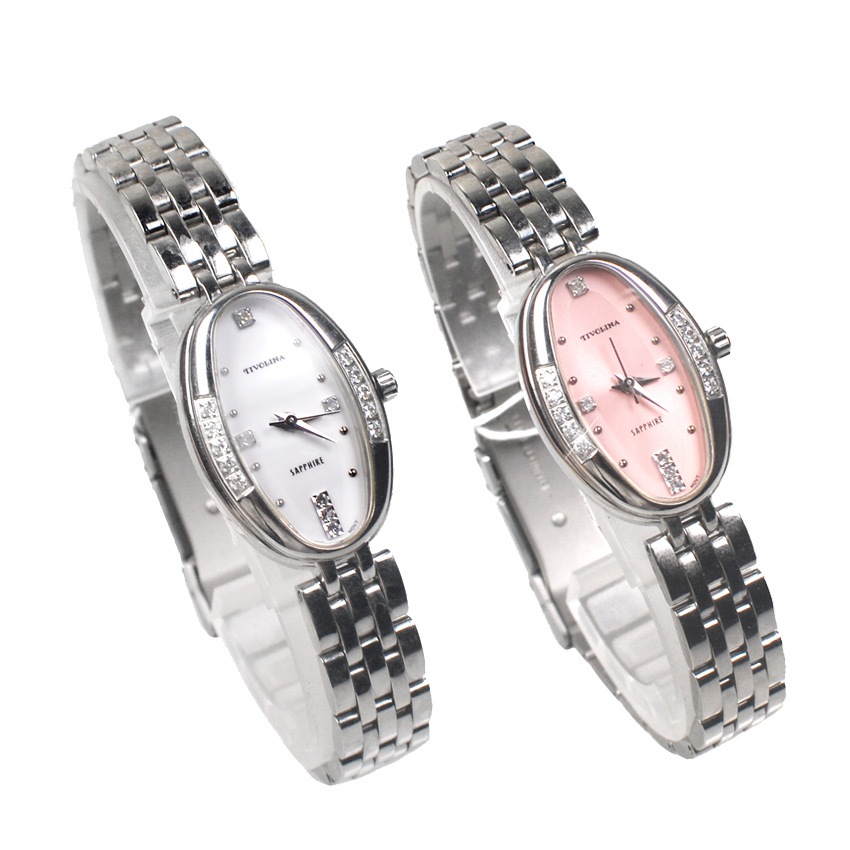 TIVOLINA─OL復古 LAW3625 原價5440 典雅 橢圓形 時尚絕配 女錶 鑽錶 手錶【時間玩家】