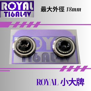 【瘋螺絲】ROYAL鈦合金螺絲★M6 機車大牌/汽車大牌/牌照固定★小大牌螺絲組 M6 帝王黑 ★黑灰配