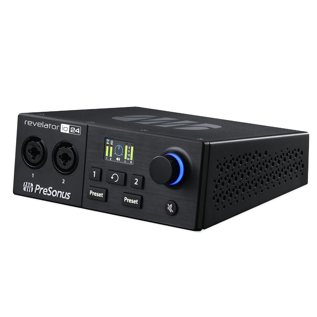 PreSonus IO24 Revelator專業錄音與串流媒體USB-C音訊介面 -附贈進MIC線【音響世界】